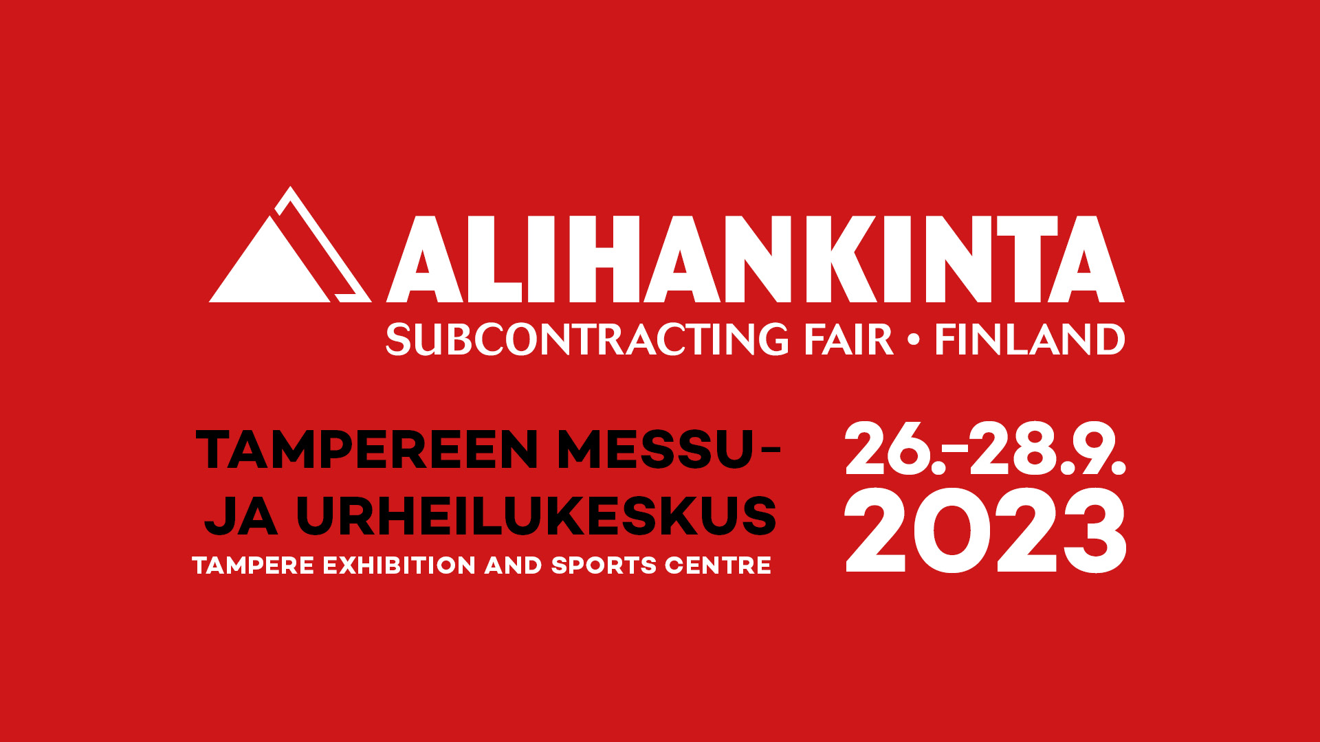Subcontracting Fair, Alihankinta 2023 logo